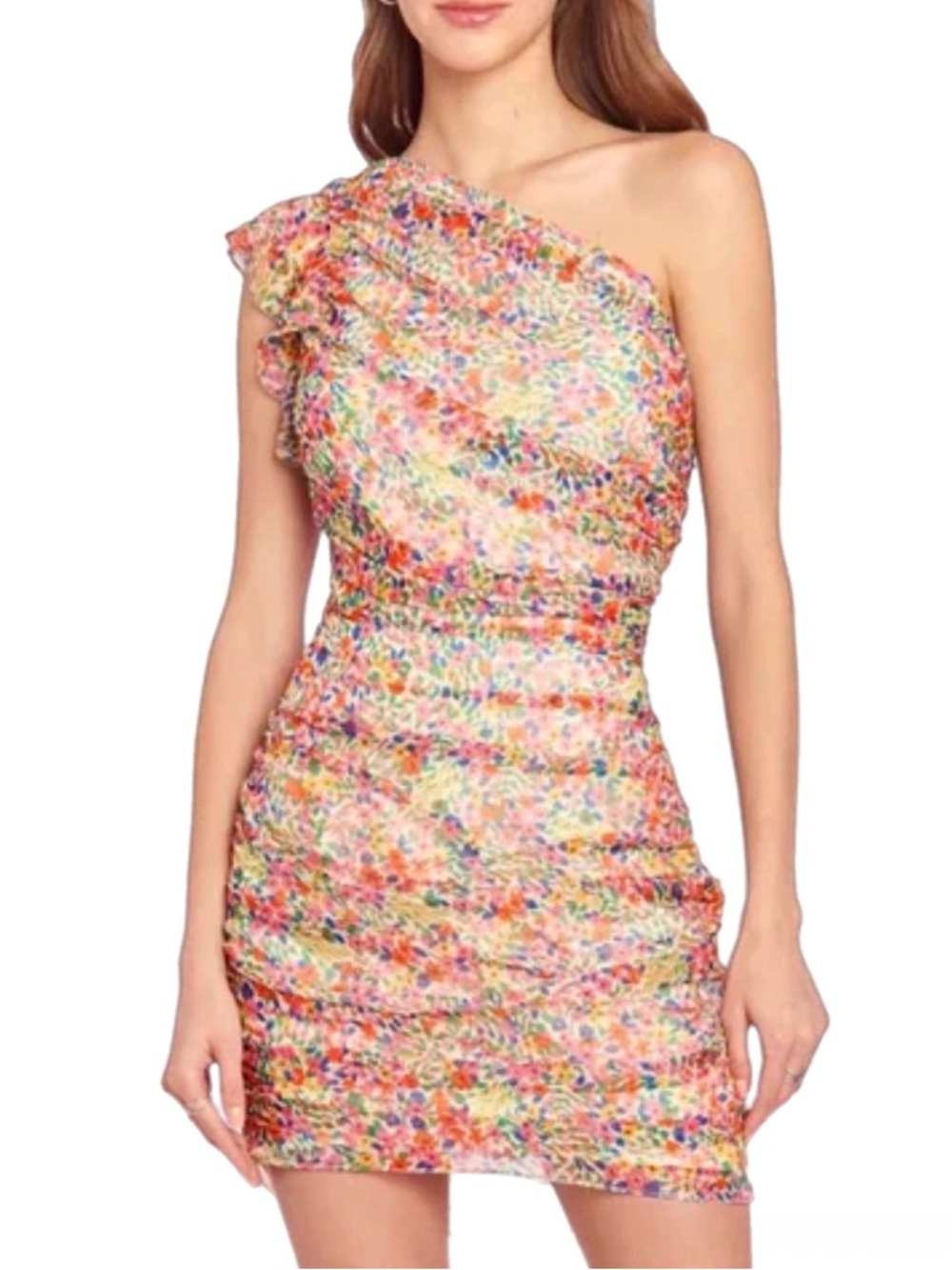 Amanda Uprichard Annora Mini Dress - Florista Mesh